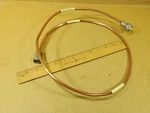 Type Male Semi Rigid Copper Rf Coaxial Cable, Ce Precision 67810, 44" Long. Fixed Price $22.00.