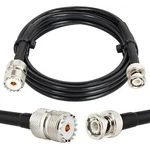 Uhf Female SO239 To Bnc Cable 6FT Coax RG58 Antenna For.... Fixed Price $19.98.