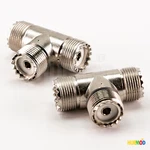 Lot Of Aim Uhf Adapter Splitter Triple 3-FEMALE SO-239 SO239 Rf Connector. Fixed Price $11.89.