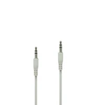 3.5MM Stereo White Color Male To Jack Port Extension Audio Aux Cable. Fixed Price $9.11.