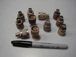 Ea. Coax Adapter: N(m) To Bnc(f), Mil Spec UG-201A/U, Silver Plated Handy!. Fixed Price $9.99.