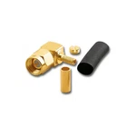 SMA-2507, Pan Pacific Right Angle Crimp/solder Plug For RG-174/U & RG-316/U. Fixed Price $5.69.