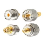 4X Uhf SO239 Sma Male Plug Rf Coax Connector 50 Ohm For Amateur Radio Sdr. Fixed Price $15.63.