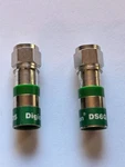 (2) Digicon DS6Q.10-05 Green Universal Anti-corrosion Coaxial Compress Connector. Fixed Price $11.00.