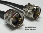 RG8X PL-259 Uhf Male To Coaxial Cable Pick Lot Length Usa Ship. Fixed Price $99.99.
