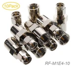 10-PACK Fme Male To Sma 50-OHM Coax Antenna Adapters, RF-M1E4-10. Fixed Price $19.90.