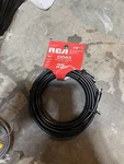 Rca RG59 Coaxial Cable F-type Male To Ft Black Round VH59S025CR. Fixed Price $10.00.