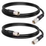 Exgoofit RG8X Jumper 3FT, Pack PL259 Cable, Coaxial. Fixed Price $22.71.
