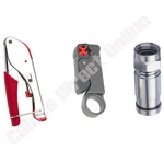 Compression Tool Set F Bnc RG6 RG59 Connector Cable Coax Crimper. Fixed Price $21.79.