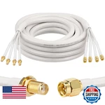 Mookeerf Sma Extension Cable - 20FT To Female Coax Ultra. Fixed Price $152.42.
