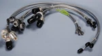 12 Tensolite-carlisle 2.5MM Semi-flex Coaxial Microwave Rf Sma To N-type Cables.. Fixed Price $49.95.