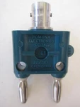 (1X) Pomona 1868 Bnc Female To Double Banana Plug Isolating Adapter Dual. Fixed Price $9.95.