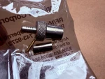 New Lot Of 4 Crimp RG-58 Bnc Female Amphenol 36800-RFX Coaxial Connector. Fixed Price $17.99.