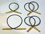 Lot Of Gold Plated Trompeter PL-1 Coaxial Cables PCW-12-50 PCW-18-50 PCW-24-50. Fixed Price $100.00.