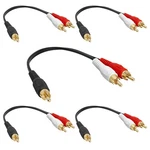 Cmple 1 Rca Male To 2 Stereo Audio Y-cable, Plugs. Fixed Price $22.95.