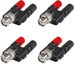 Diann 4PCS Bnc Plug To 2X 4MM Dual Banana Female. Fixed Price $13.05.