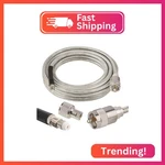 Mookeerf Cb Coax Cable 15FT,LOW Loss RG8X Stranded Core Antenna With Pl. Fixed Price $36.13.