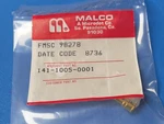 (1 Pc) 141-1005-0001 Te/microdot Rf Connector Gold Pin. Fixed Price $18.95.