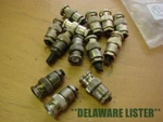 Ham Radio/electroncis 13X Bnc Twist-lock Male 2 Cable Post Jack Adapter Lot #75. Fixed Price $34.00.