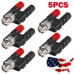 5PC Bnc Plug To 4MM Dual Banana Female Jack Socket Binding Post Rf Coax New. Fixed Price $15.86.