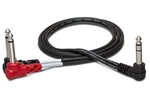Hosa STP-201RR Insert Cable, Right-angle 1/4 Inch Trs To Dual 3', Black. Fixed Price $26.99.