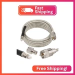 Mookeerf Cb Coax Cable 8FT,RG8X Stranded Core Antenna With PL-259. Fixed Price $29.28.
