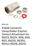 Pasternack PE4132 Male Connector Clamp/solder (captive Contact) RG11, And More. Fixed Price $12.99.