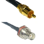 RFC240UF Rca To Bnc Female Bulkhead Coax Cable Usa-ship Lot. Fixed Price $87.27.