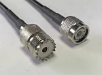 RG8X Tnc To SO-239 Uhf Female (mini 8) Coax Rf Cable Usa Fast Ship Lot. Fixed Price $31.99.