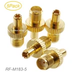5-PACK TS9 Plug To Sma Female Jack Gold-plated Adapter, RF-M183-5. Fixed Price $9.95.