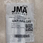 Jma Wireless UXP-NRA-14S Male Connector 1/4" Superflex Silver. Fixed Price $20.00.