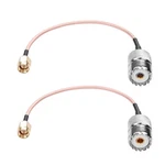 Yaodhaod Uhf Female SO-239 To Sma Adapter Extension Cable RG316 Low.... Fixed Price $10.94.