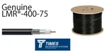 LMR-400 75 Ohm Times Microwave Coaxial 50 Low Loss Cable Radio 10-40M. Fixed Price $176.16.