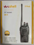 Arcshell AR-5 Rechargeable Long Range Uhf 16 Channels Two-way Radios 2 Pack Cib. Fixed Price $24.99.