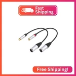 Hualeu 2PACK 1FT Rca Female To 3PIN Xlr Audio Cable;balance. Fixed Price $19.68.
