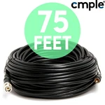 75FT Bnc To Rca Cable Coaxial RG59U 75OHM Cord Cctv Adapt. Fixed Price $22.79.