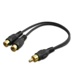 Pan Pacific MMA-RCAMF2-6 To Two Female 6" Stereo Extension Adapter Cord. Fixed Price $9.95.