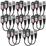 Passive Video Balun Connectors 8 Pairs CAT5 Hd Mini Cctv Bnc Tran.... Fixed Price $27.20.