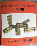 Bnc For RG59 75 Ohm Coax Compression Connectors Black Eclipse 46 Count. Fixed Price $54.57.
