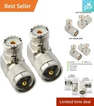 PL259 Right Angle, Pack Uhf Female Coax Connector Adapter, 90 Degree. Fixed Price $16.14.
