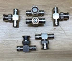 6 - "t" Rf Adapters (bnc Female/male/female) For Testing And Ham/comm Radio. Fixed Price $6.95.