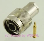 Premium W5SWL Series Male Coax Connector Clamp RG-8X And LMR-240. Fixed Price $7.89.