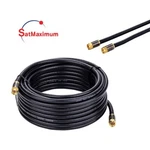 RG6 Quad Shield Coax Cable Black Tv Antenna Satellite 3FT-100FT Multi-pack Lot. Fixed Price $774.99.