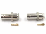 2PCS Rf Connectors Bnc Female Clamp Delrin Insulation 59/U,. Fixed Price $9.45.