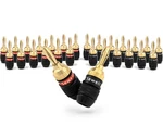 Sewell SW-29863-12 Deadbolt Banana Plugs 12-PAIRS By, Gold Plated Spea. Fixed Price $49.69.