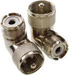 Cablesonline, 2-PACK Uhf PL259 To SO239 Female Right Angle Adapters, Rf. Fixed Price $17.95.