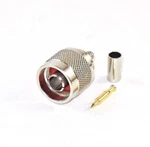 2PCS Rf Connector Male Crimp Teflon Insulation Nickel Plated RG58. Fixed Price $11.25.