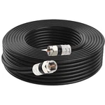 Digital Coaxial CABLE30 Feet Quad Shielded Black RG6 With Fmale Connecto. Fixed Price $21.84.