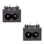 Uxcell Panel Mount Plug Adapter 250V 2.5A C8-RIGHT ANGLE-2PCS, Black. Fixed Price $14.07.