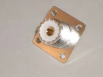 Mgs 7511 Silver SO-239 Uhf-female Antenna Coaxial Panel Jack For Heathkit #436-5. Fixed Price $11.95.